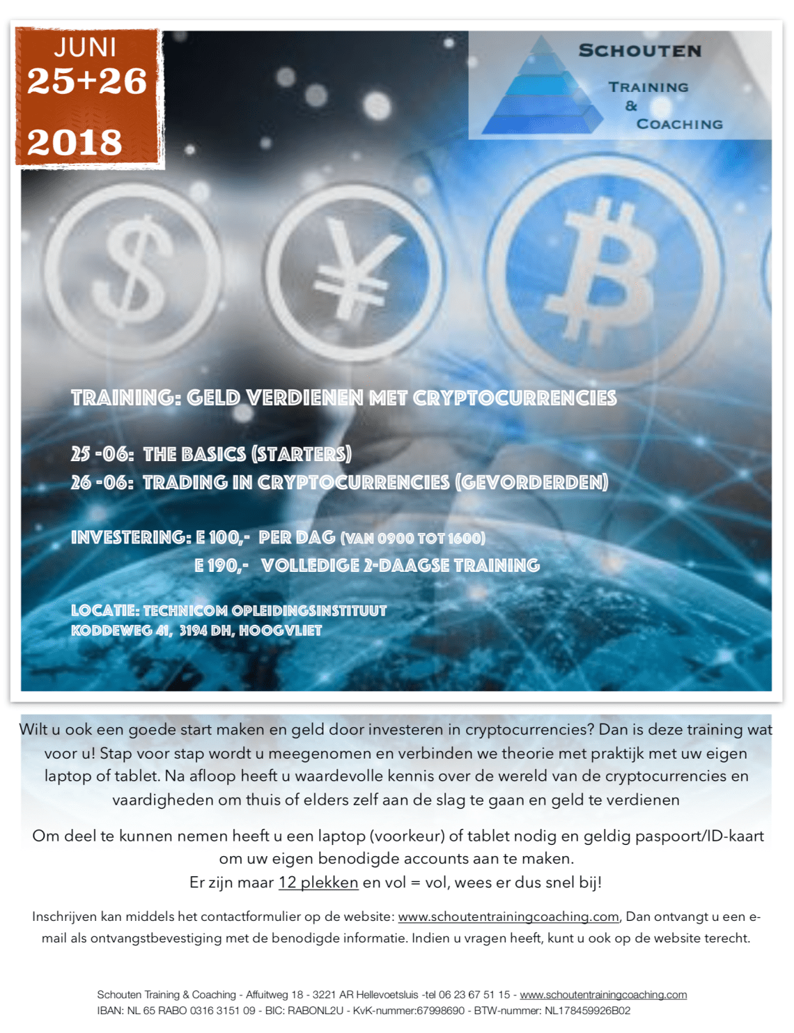 Training crypto 25 +26 juni